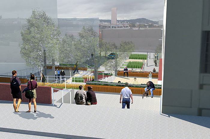 Photo of Couch St. Pedestrian Way project